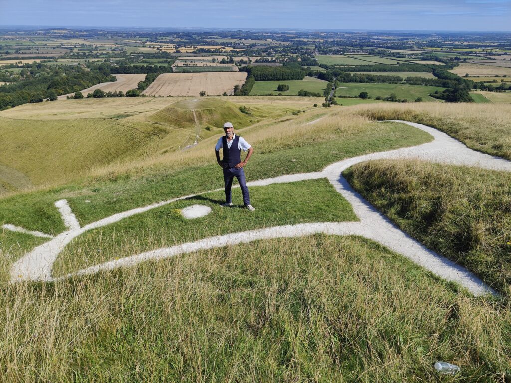 Me on Uffington white horse