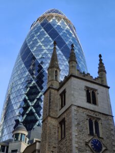 The Gherkin and a Church
