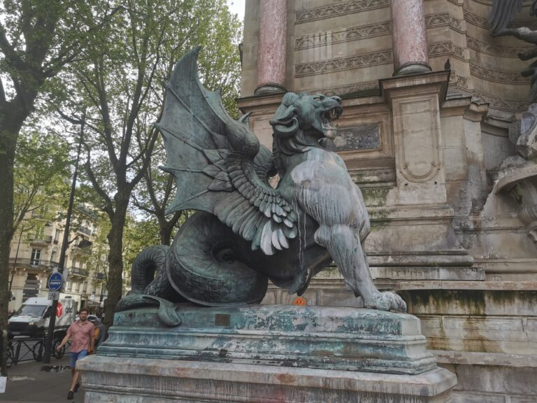 Lion Dragon at St Michaels Font