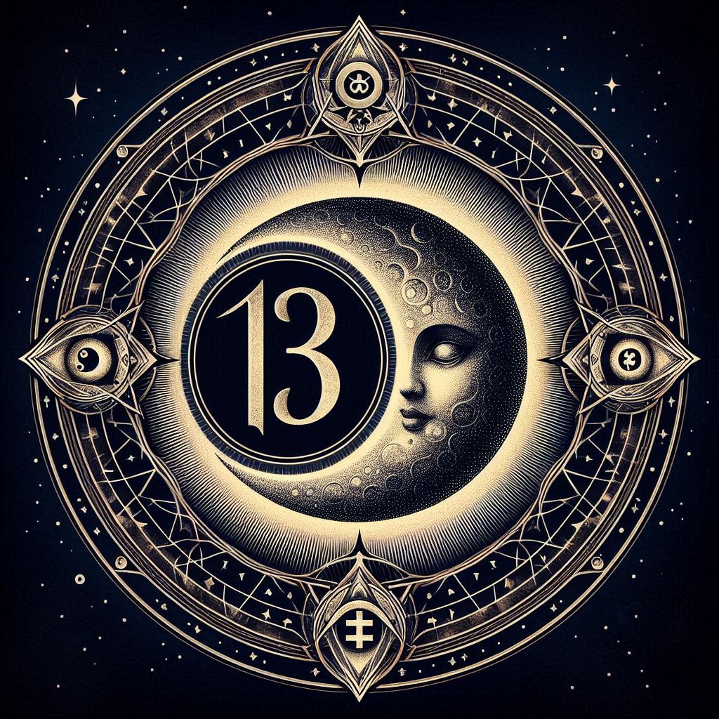 13 is the number of the feminine is lucky not unlucky