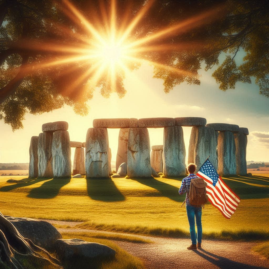 Coming from America to Sacred sites like Stonehenge