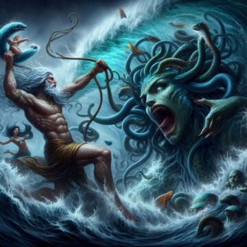 Medusa deterring Poseidon