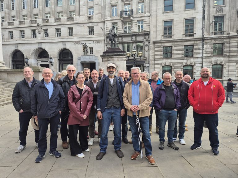 Walkers in City of London