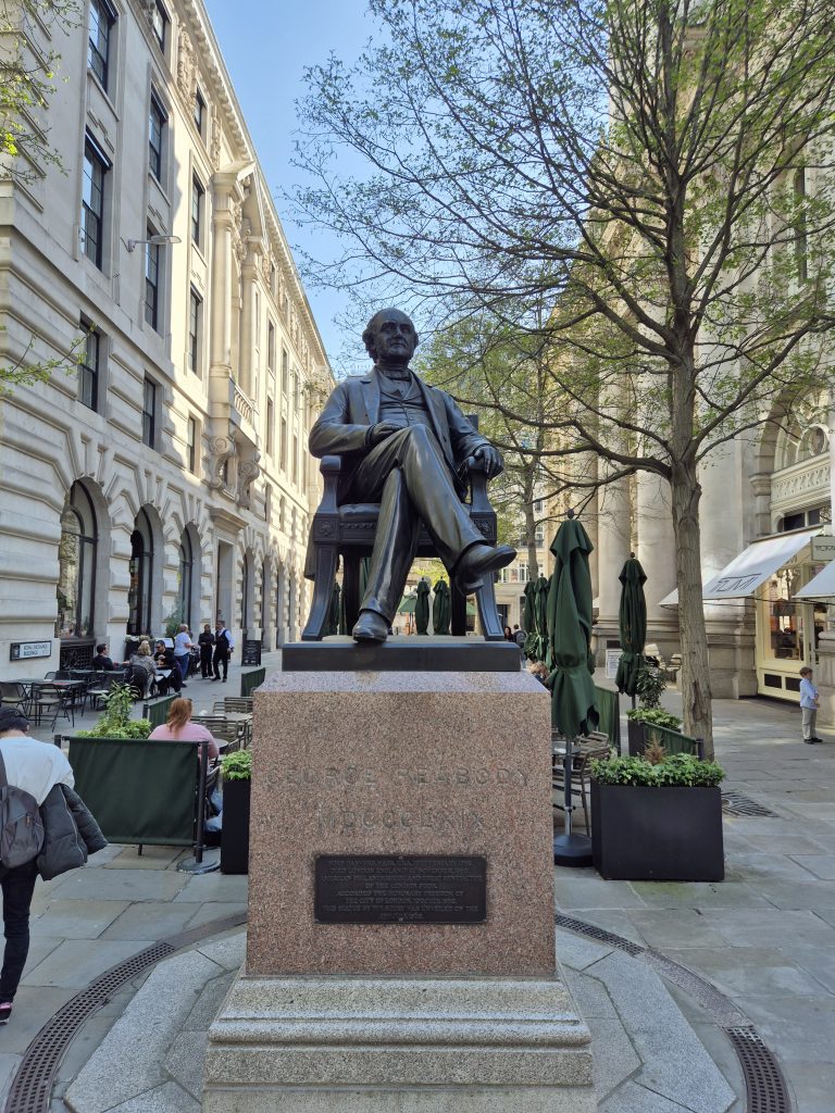 George Peabody in City of London